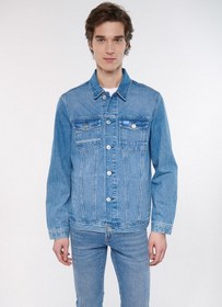 Resim Mavi - Drake Premium Blue Jean Ceket 010143-80581 Mavi 