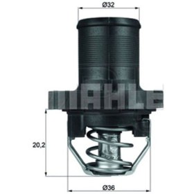 Resim Mahle TI4789 Termostat Komple 89°c 206 1.4 1.6 98- 207 307 1.4 1. 