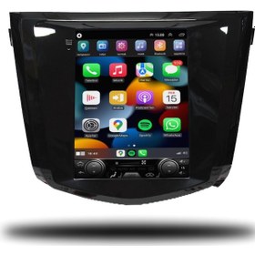 Resim Oskodi Nissan Qashqai Tesla Ekran Android Carplay Multimedya 2014-2021 6gb Ram + 128gb Hafıza 