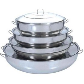 Resim Yürük Pilav Tenceresi Sığ Tencere -70x20 Cm-69 Lt 