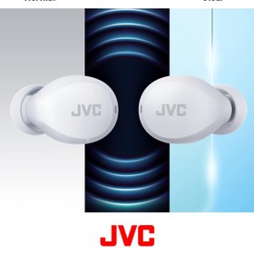 Resim Hype Store Jvc HA-Z66T-W Gumy Mini Kablosuz Kulaklık, Küçük, Ultra Hafif, 3 Ses Modu (Bas/şeffaf/normal), Suya 