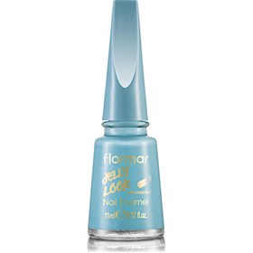 Resim Flormar Jelly Look Yoğun Pigmentli ve Jel Görünümlü Oje JL09 Sky Blue 