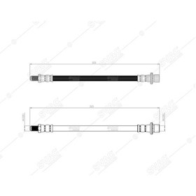 Resim SVAC 76-158 Fren Hortumu Arka Sol Sağ Toyota Hilux Uyumlu 05- 