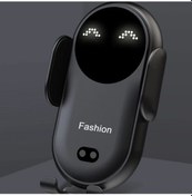 Resim Konesam S11 Akıllı Kızılötesi Endüksiyonlu Araç Şarj Cihazı: Hızlı Şarj, Kablosuz Telefon Tutucu Ve Sesli Özellikler 