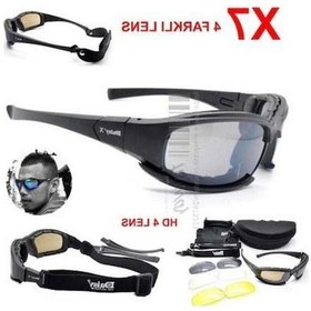 Resim Jokmae Daisy X7 Uv400 Polarize Değiştirilebilir 4 Lensli Motosiklet Gözlüğü N11.416 Spor 