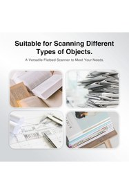 Resim Plustek OS1180 A3 Düz Yataklı Tarayıcı, 9 Saniyede A3 Tarama, LED Işıklı, ABBYY FineReader 12 Dahil 