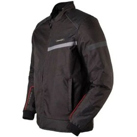 Resim Motoanl Motosiklet Montu Reflektörlü 4 Mevsim Maxdura Kumaş Motor Montu Siyah 