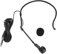 Resim PenRux Kulak Kancalı Kulaklık Mikrofonu, 16,4 Ft Kablolu Kulaklık Headworn, Ayarlanabilir Kulak Kancası Mikrofon, Dersler Için Kulaklık Kafa Mikrofonu, Canlı Performans, Tiyatro 