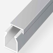 Resim Mutlusan Kablo Kanalı 2M Metalik Gri 40X40 mm 