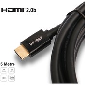 Resim Paugge 5 Metre Hdmi 2.0B Premium Sertifikalı 4K 60Hz Hdr Kablo 