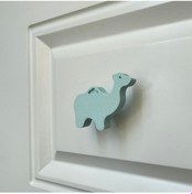 Resim Pomerol Mavi Deve Dolap Kulpu - Çocuk Odası, Mutfak Ve Banyo İçin Eğlenceli Ve Dayanıklı Mobilya Kulp,kulpd 