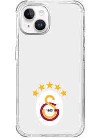 Resim Galatasaray 5 Yıldız Arma Telefon Kılıfı - iPhone 15 Pro 