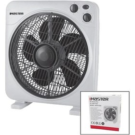 Resim 12 İnç Kutu Fan Vantilatör 3 Kademe Hız 5 Plastik Kanat 40w 60dk.zaman Ayarlı Mtr-f620 5250 
