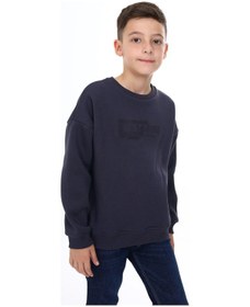 Resim Toontoy Kids Toontoy Erkek Çocuk Best Mood Baskılı Sweatshirt Füme 