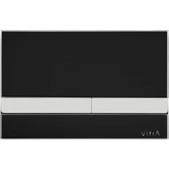 Resim VitrA Select 740-1101 Kumanda Paneli, Siyah-Krom Buton 