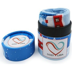 Resim Gost Liria Winter Socks Desenli Unisex Soket Çorap Mavi 