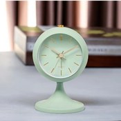 Resim Elmpaly Yeşil Metal Trompet Şekilli Gece Lambası Ve Çalar Saat Yeşil - Sade 