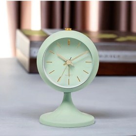 Resim Elmpaly Yeşil Metal Trompet Şekilli Gece Lambası Ve Çalar Saat Yeşil - Sade 