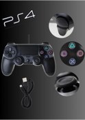 Resim Kablosuz Oyun Kolu Gamepad PC PS 4 Uyumlu Joystick Controller GTA Pes Fifa All Games 
