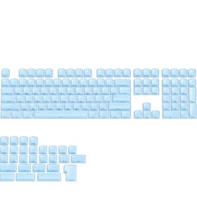 Resim Leaven Mekanik Klavye Keycap -136 Tuşlu Dalgalı Mavi Tuş Takımı 
