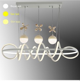 Resim Tt314-3tpl-ym-by Tt Ayd Büyük Sarmal Y. Masası Matbeyaz Led Aviez Beyaz 