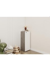 Resim 1 Kapaklı Çok Amaçlı Dolap Hanoi Beyaz Beyaz 