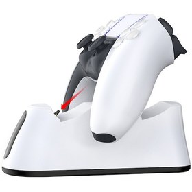 Resim Dobe Tb5 0516B Led Göstergeli Ps5 Joystick Kol Şarj Stand 