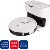 Resim Lura Wipe'n Clean Akıllı Çöp Istasyonlu Robot Süpürge 