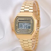 Resim Sarı Led Ekranlı Kare Vintage&retro Erkek Unisex Kol Saat ST-304130 