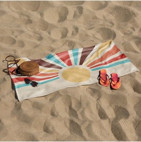 Resim The Lucid Lab Shades Of Sun / Retro Plaj Havlusu - Microfiber 