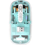 Resim Aurora Type-C Kablosuz Şeffaf Optik Mouse 