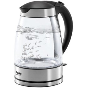 Resim Beko Bkk 2203 1700 ML Cam Su Isıtıcı Kettle 
