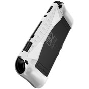 Resim Fochsia Grefay Nintendo Switch 2 Beyaz Kapak Ergonomik Tutuş Dahili Stand Dayanıklı Siyah Kasa 