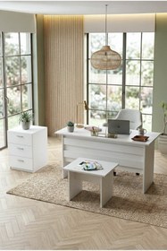 Resim Yurudesign Vario Abc Ofis Büro Masa Takımı 3 Renk 