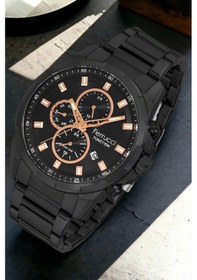 Resim Ferrucci Erkek Kol Saati Siyah-rose Renk Function Fcf.13261fm.02 Bileklik Hediye Sdfer118 Siyah 