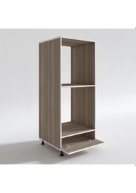 Resim Kenzlife fırın dolabı halime crd 145*60*56 mutfak kapaklı ayaklı banyo kiler ofis 