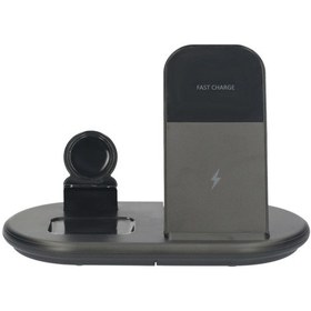 Resim Reedark 3'lü 1 Arada Hızlı Kablosuz Şarj İstasyonu: İphone, Airpods, Watch Uyumlu 15w 