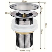 Resim Willowhaven Gözeneksiz Gümüş Beyaz Metal Evrensel Banyo Lavabo Pisuar Tahliye Vana Yaylı Sızdırmaz 