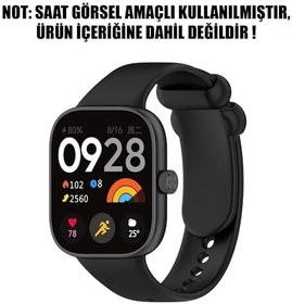 Resim Microsonic Xiaomi Redmi Watch 4 için Kordon Silicone Sport Band Siyah [Redmi Watch 4 ile Uyumlu Kordon - Siyah] 