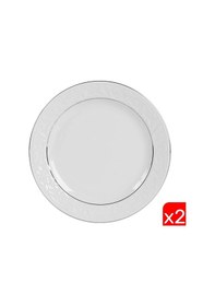 Resim Porland Hazan Platin Yaldız Düz Tabak 25cm 2 Li 04por031150 