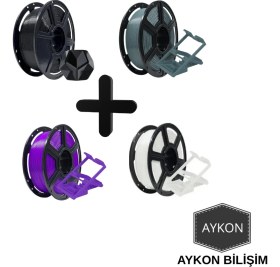 Resim Anycubic Kobra S1 Combo 3D Yazıcı + 4 Adet Filament (1 KG LIK 4 FARKLI RENK İLETİLECEKTİR) 