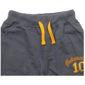 Resim Gs Ea 011 Galatasaray Lisanslı Eşofman Altı Arka Cepli Gri 