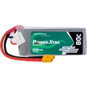 Resim POWER-XTRA Px850xt3s - 3s1p - 11.1v 850 Mah Li-polymer Pil -80c 