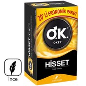 Resim Okey Hisset Prezervatif Ekonomik 20'li 