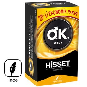 Resim Okey Hisset Prezervatif Ekonomik 20'li 