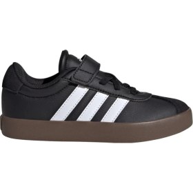 Resim adidas VL Court 3.0 Skateboarding Shoes Erkek Çocuk İçin Dayanıklı Suni Deri ve Kauçuk Taban 