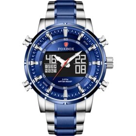 Resim Hanyang Tam Mavi Lıge Saatler Erkekler Için Lüks Marka Spor Kuvars Kol Saati Su Geçirmez Askeri Dijital Saat Çelik Erkek Izle Relogio Masculino (Yurt Dışından) 