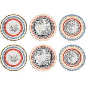 Resim Luckyart Maggey Bone 27Cm 6Lı Tabak Seti 