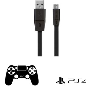 Resim Philips Playstation 4 İle Uyumlu Joystick Şarj Kablosu 3A 45W UsbA to Universal Micro Hızlı Şarj Kablo 1.8M DLC2519CB\u002F97 