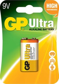 Resim Gp 1604au-5tr1 Ultra Alkalın 9 Volt Tekli Pil 6lf22/6lr61/6lp3146/mn1604 